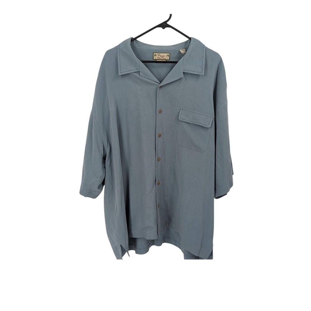 Pusser's Island reserve men's hundred percent silk dress shirt size XXL